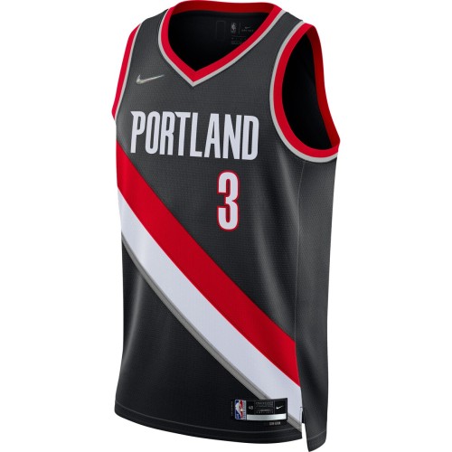 C.J. McCollum Portland Trail Blazers Nike 2021/22 Diamond Swingman Jersey - Icon Edition - Black C.J. McCollum Portland Trail Blazers Nike 2021/22 Diamond Swingman Jersey - Icon Edition - Black