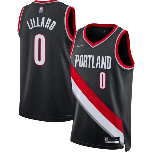 Damian Lillard Portland Trail Blazers Nike 2021/22 Diamond Swingman Jersey - Icon Edition - Black Damian Lillard Portland Trail Blazers Nike 2021/22 Diamond Swingman Jersey - Icon Edition - Black