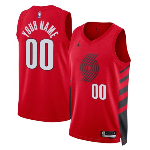 Portland Trail Blazers Jordan Brand Unisex 2022/23 Swingman Custom Jersey - Statement Edition - Red Portland Trail Blazers Jordan Brand Unisex 2022/23 Swingman Custom Jersey - Statement Edition - Red