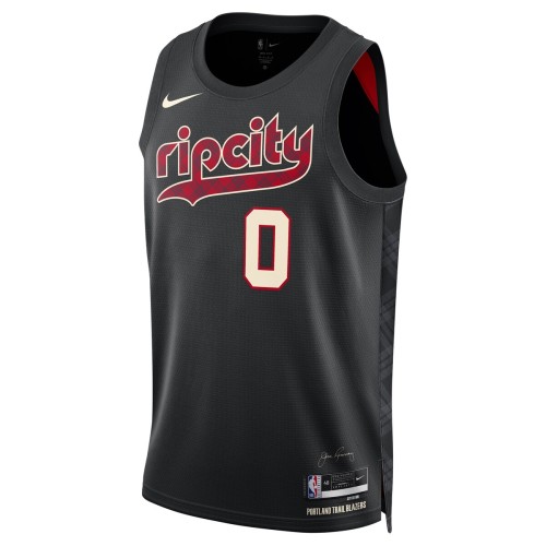 Damian Lillard Portland Trail Blazers Nike Unisex 2023/24 Swingman Jersey - Black - City Edition Damian Lillard Portland Trail Blazers Nike Unisex 2023/24 Swingman Jersey - Black - City Edition
