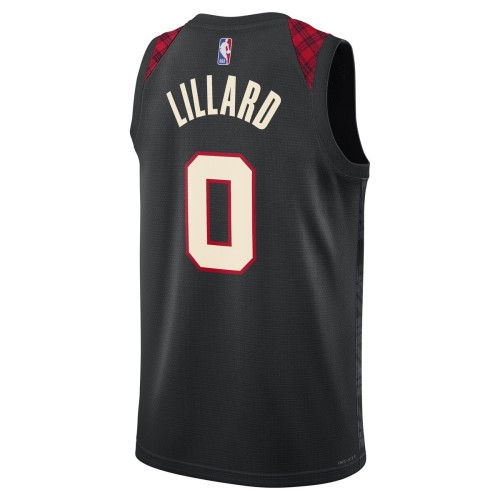Damian Lillard Portland Trail Blazers Nike Unisex 2023/24 Swingman Jersey - Black - City Edition Damian Lillard Portland Trail Blazers Nike Unisex 2023/24 Swingman Jersey - Black - City Edition