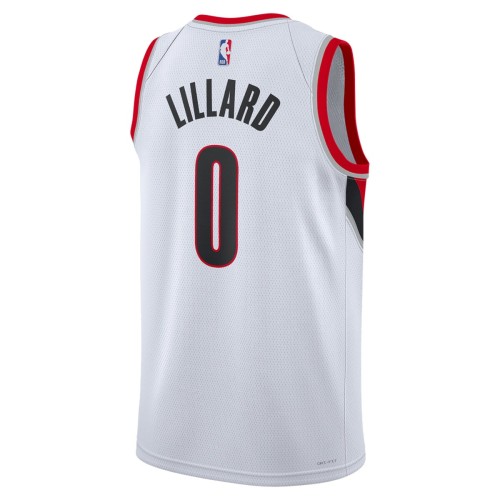 Damian Lillard Portland Trail Blazers Nike Unisex 2022/23 Swingman Jersey - Association Edition - White Damian Lillard Portland Trail Blazers Nike Unisex 2022/23 Swingman Jersey - Association Edition - White