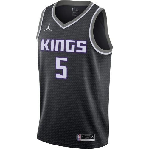 De'Aaron Fox Sacramento Kings Jordan Brand 2020/21 Swingman Jersey - Statement Edition - Black De'Aaron Fox Sacramento Kings Jordan Brand 2020/21 Swingman Jersey - Statement Edition - Black