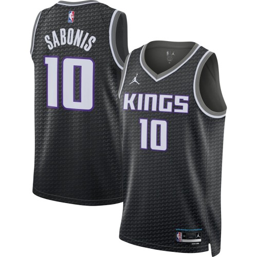 Domantas Sabonis Sacramento Kings Jordan Brand 2022/23 Statement Edition Swingman Jersey - Black Domantas Sabonis Sacramento Kings Jordan Brand 2022/23 Statement Edition Swingman Jersey - Black