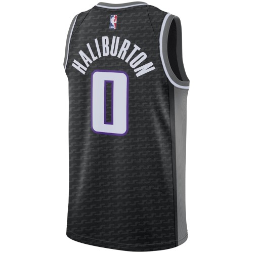 Tyrese Haliburton Sacramento Kings Jordan Brand 2020/21 Swingman Jersey - Statement Edition - Black Tyrese Haliburton Sacramento Kings Jordan Brand 2020/21 Swingman Jersey - Statement Edition - Black