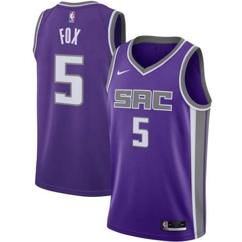 De'Aaron Fox Sacramento Kings Nike 2020/21 Swingman Jersey - Purple - Icon Edition De'Aaron Fox Sacramento Kings Nike 2020/21 Swingman Jersey - Purple - Icon Edition