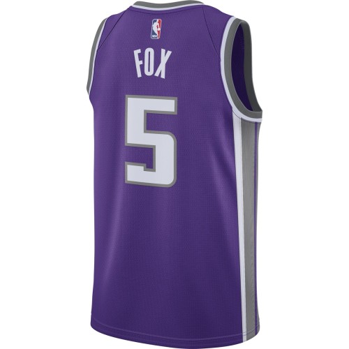 De'Aaron Fox Sacramento Kings Nike 2020/21 Swingman Jersey - Purple - Icon Edition De'Aaron Fox Sacramento Kings Nike 2020/21 Swingman Jersey - Purple - Icon Edition
