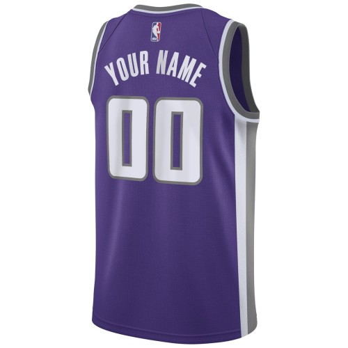 Sacramento Kings Nike Swingman Custom Jersey Purple - Icon Edition