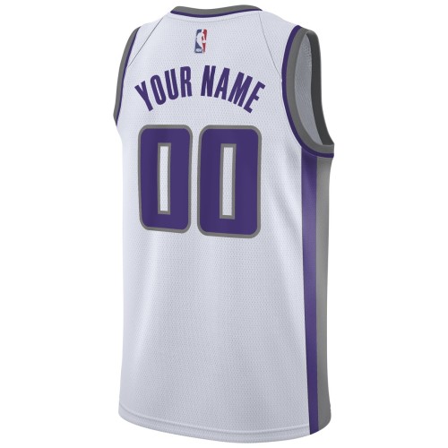 Sacramento Kings Nike 2020/21 Swingman Custom Jersey - Association Edition - White Sacramento Kings Nike 2020/21 Swingman Custom Jersey - Association Edition - White