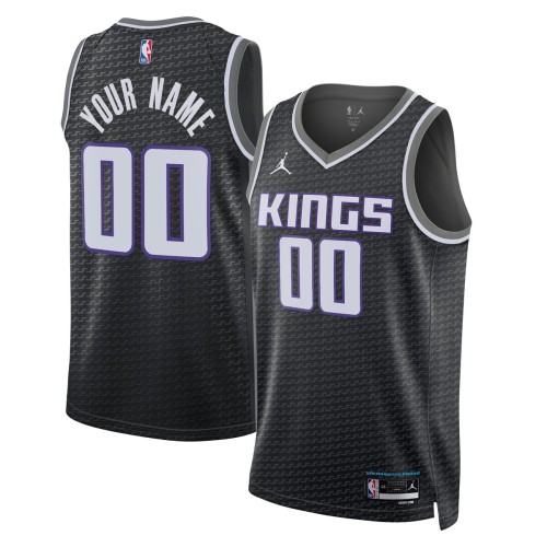 Sacramento Kings Jordan Brand Unisex 2022/23 Swingman Custom Jersey - Statement Edition - Black Sacramento Kings Jordan Brand Unisex 2022/23 Swingman Custom Jersey - Statement Edition - Black