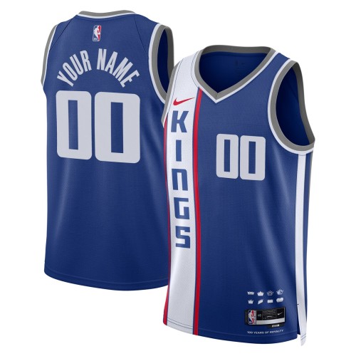 Sacramento Kings Nike Unisex 2023/24 Custom Swingman Jersey - Blue - City Edition Sacramento Kings Nike Unisex 2023/24 Custom Swingman Jersey - Blue - City Edition