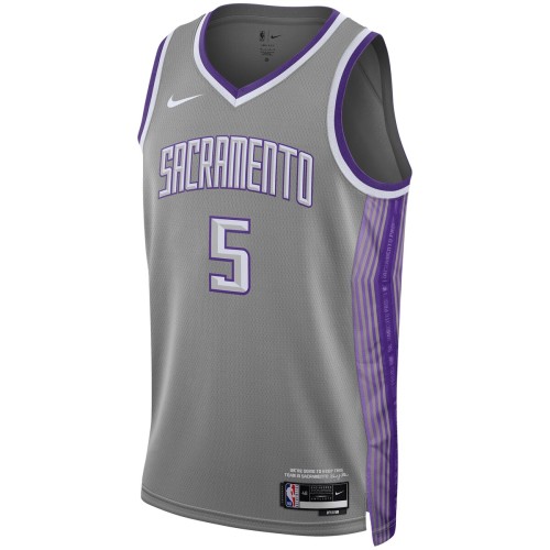 De'Aaron Fox Sacramento Kings Nike Unisex 2022/23 Swingman Jersey - City Edition - Anthracite De'Aaron Fox Sacramento Kings Nike Unisex 2022/23 Swingman Jersey - City Edition - Anthracite