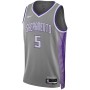 De'Aaron Fox Sacramento Kings Nike Unisex 2022/23 Swingman Jersey - City Edition - Anthracite De'Aaron Fox Sacramento Kings Nike Unisex 2022/23 Swingman Jersey - City Edition - Anthracite