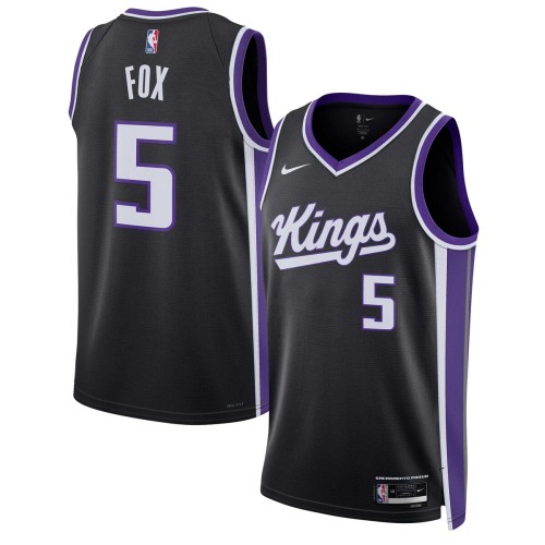 De'Aaron Fox Sacramento Kings Nike Unisex Swingman Jersey - Icon Edition - Black De'Aaron Fox Sacramento Kings Nike Unisex Swingman Jersey - Icon Edition - Black