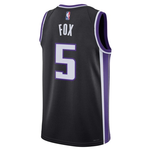 De'Aaron Fox Sacramento Kings Nike Unisex Swingman Jersey - Icon Edition - Black De'Aaron Fox Sacramento Kings Nike Unisex Swingman Jersey - Icon Edition - Black