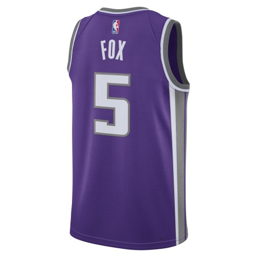 De'Aaron Fox Sacramento Kings Nike Unisex 2022/23 Swingman Jersey - Icon Edition - Purple De'Aaron Fox Sacramento Kings Nike Unisex 2022/23 Swingman Jersey - Icon Edition - Purple