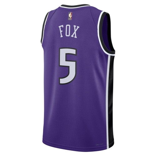 De'Aaron Fox Sacramento Kings Nike Unisex 2024/25 Swingman Jersey - Purple - Classic Edition De'Aaron Fox Sacramento Kings Nike Unisex 2024/25 Swingman Jersey - Purple - Classic Edition