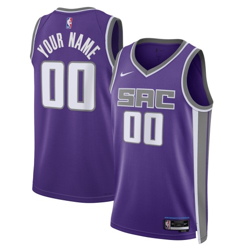 Sacramento Kings Nike Unisex 2022/23 Swingman Custom Jersey Purple - Icon Edition Sacramento Kings Nike Unisex 2022/23 Swingman Custom Jersey Purple - Icon Edition