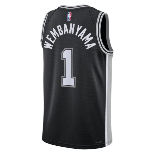 Victor Wembanyama San Antonio Spurs Nike Unisex 2023 NBA Draft First Round Pick Swingman Jersey - Icon Edition - Black Victor Wembanyama San Antonio Spurs Nike Unisex 2023 NBA Draft First Round Pick Swingman Jersey - Icon Edition - Black