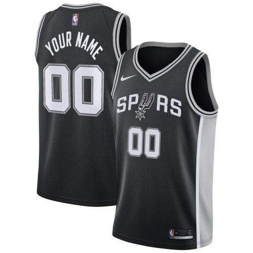 San Antonio Spurs Nike Swingman Custom Jersey Black - Icon Edition San Antonio Spurs Nike Swingman Custom Jersey Black - Icon Edition