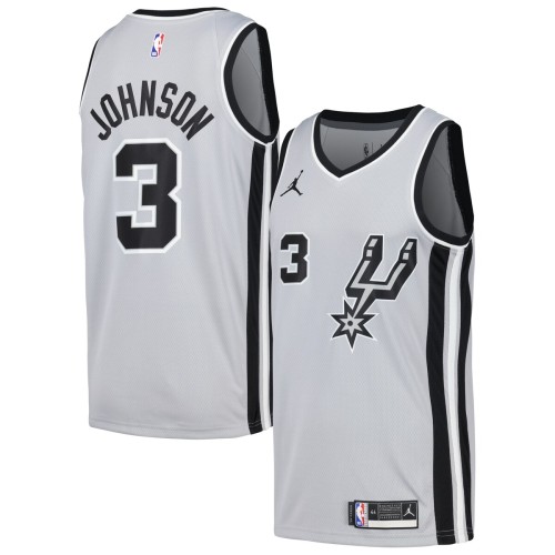 Keldon Johnson San Antonio Spurs Nike Swingman Player Jersey - Statement Edition - Silver Keldon Johnson San Antonio Spurs Nike Swingman Player Jersey - Statement Edition - Silver