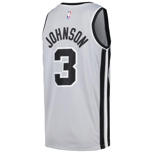 Keldon Johnson San Antonio Spurs Nike Swingman Player Jersey - Statement Edition - Silver Keldon Johnson San Antonio Spurs Nike Swingman Player Jersey - Statement Edition - Silver
