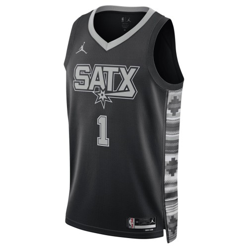 Victor Wembanyama San Antonio Spurs Jordan Brand Unisex Swingman Jersey - Statement Edition - Black Victor Wembanyama San Antonio Spurs Jordan Brand Unisex Swingman Jersey - Statement Edition - Black