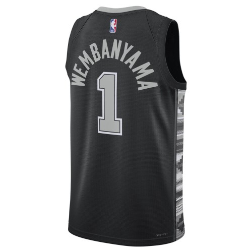 Victor Wembanyama San Antonio Spurs Jordan Brand Unisex Swingman Jersey - Statement Edition - Black Victor Wembanyama San Antonio Spurs Jordan Brand Unisex Swingman Jersey - Statement Edition - Black
