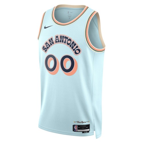 San Antonio Spurs Nike Unisex 2024/25 Custom Swingman Jersey - City Edition - Light Blue San Antonio Spurs Nike Unisex 2024/25 Custom Swingman Jersey - City Edition - Light Blue