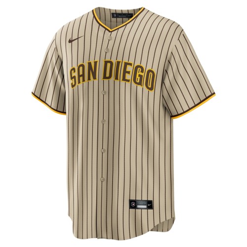 San Diego Padres Nike Road Custom Replica Jersey - Brown San Diego Padres Nike Road Custom Replica Jersey - Brown