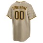 San Diego Padres Nike Road Custom Replica Jersey - Brown San Diego Padres Nike Road Custom Replica Jersey - Brown