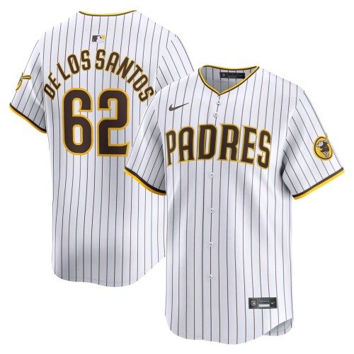 Enyel De Los Santos San Diego Padres Nike Home Limited Player Jersey – White Enyel De Los Santos San Diego Padres Nike Home Limited Player Jersey – White