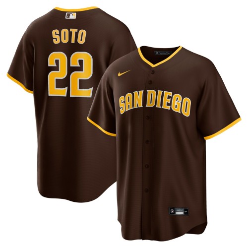 Juan Soto San Diego Padres Nike Road Replica Player Jersey - Brown Juan Soto San Diego Padres Nike Road Replica Player Jersey - Brown