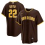 Juan Soto San Diego Padres Nike Road Replica Player Jersey - Brown Juan Soto San Diego Padres Nike Road Replica Player Jersey - Brown