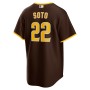 Juan Soto San Diego Padres Nike Road Replica Player Jersey - Brown Juan Soto San Diego Padres Nike Road Replica Player Jersey - Brown