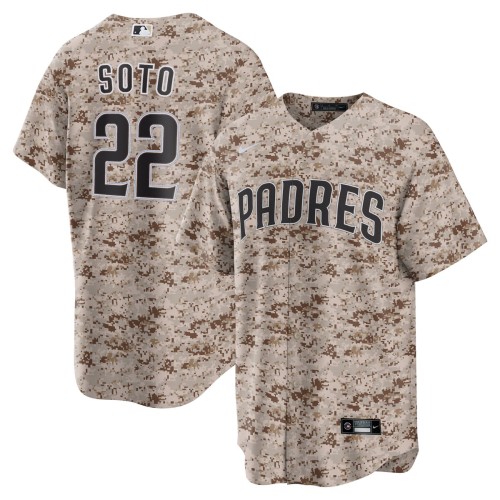 Juan Soto San Diego Padres Nike USMC Alternate Replica Player Jersey - Camo Juan Soto San Diego Padres Nike USMC Alternate Replica Player Jersey - Camo