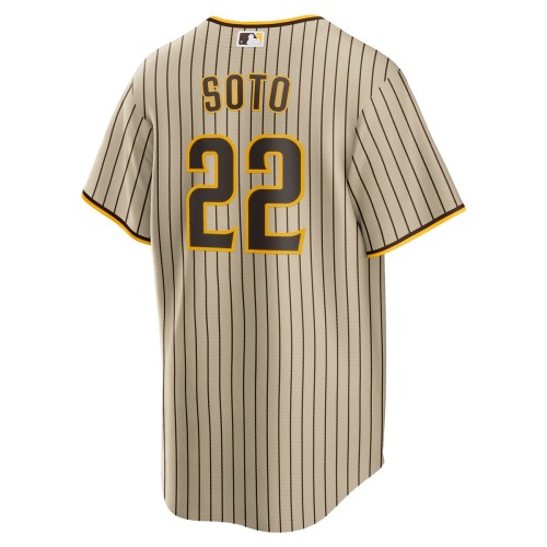 Juan Soto San Diego Padres Nike Alternate Replica Player Jersey - Tan/Brown Juan Soto San Diego Padres Nike Alternate Replica Player Jersey - Tan/Brown