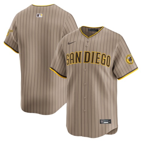 San Diego Padres Nike Alternate Limited Jersey – Khaki San Diego Padres Nike Alternate Limited Jersey – Khaki