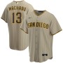 Manny Machado San Diego Padres Nike Alternate Replica Player Jersey - Tan Manny Machado San Diego Padres Nike Alternate Replica Player Jersey - Tan