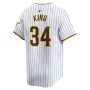 Michael King San Diego Padres Nike Home Limited Player Jersey - White Michael King San Diego Padres Nike Home Limited Player Jersey - White