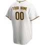 San Diego Padres Nike Home Replica Custom Jersey - White San Diego Padres Nike Home Replica Custom Jersey - White