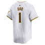 San Diego Padres Nike #1 Dad Home Limited Jersey - White San Diego Padres Nike #1 Dad Home Limited Jersey - White