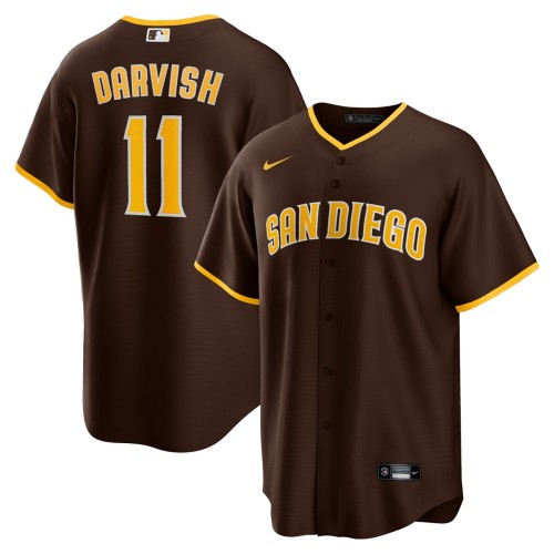 Yu Darvish San Diego Padres Nike Alternate Replica Player Jersey - Brown Yu Darvish San Diego Padres Nike Alternate Replica Player Jersey - Brown