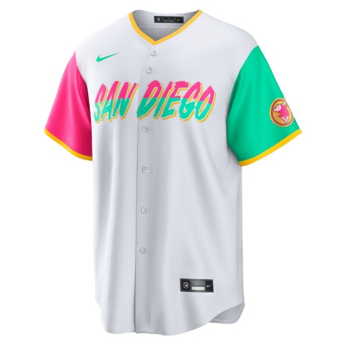 Yu Darvish San Diego Padres Nike 2022 City Connect Replica Player Jersey - White Yu Darvish San Diego Padres Nike 2022 City Connect Replica Player Jersey - White