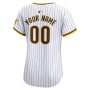 San Diego Padres Nike Women's Home Limited Custom Jersey - White San Diego Padres Nike Women's Home Limited Custom Jersey - White