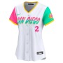 Xander Bogaerts San Diego Padres Nike Women's City Connect Limited Player Jersey - White Xander Bogaerts San Diego Padres Nike Women's City Connect Limited Player Jersey - White