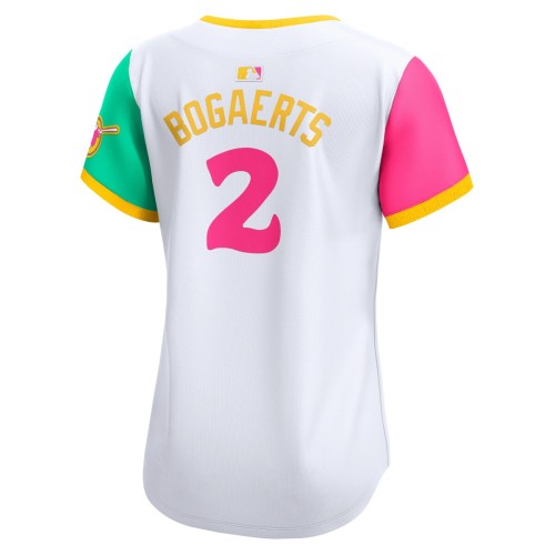 Xander Bogaerts San Diego Padres Nike Women's City Connect Limited Player Jersey - White Xander Bogaerts San Diego Padres Nike Women's City Connect Limited Player Jersey - White