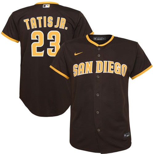 Fernando Tatis Jr. San Diego Padres Nike Youth Alternate Replica Player Jersey - Brown Fernando Tatis Jr. San Diego Padres Nike Youth Alternate Replica Player Jersey - Brown