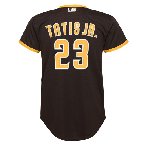 Fernando Tatis Jr. San Diego Padres Nike Youth Alternate Replica Player Jersey - Brown Fernando Tatis Jr. San Diego Padres Nike Youth Alternate Replica Player Jersey - Brown