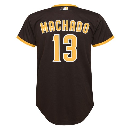 Manny Machado San Diego Padres Nike Youth Alternate Replica Player Jersey - Brown Manny Machado San Diego Padres Nike Youth Alternate Replica Player Jersey - Brown